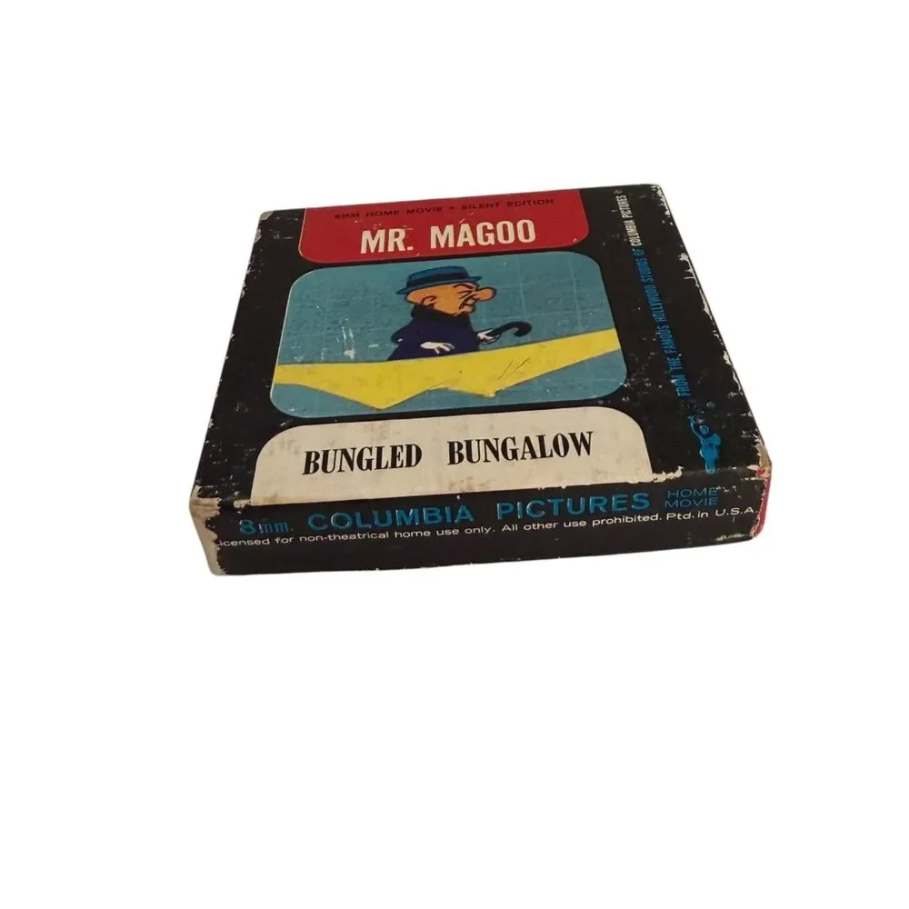 Mr. Magoo Bungled Bungalow 8MM Home Movie Silent Edition Vintage Columbia